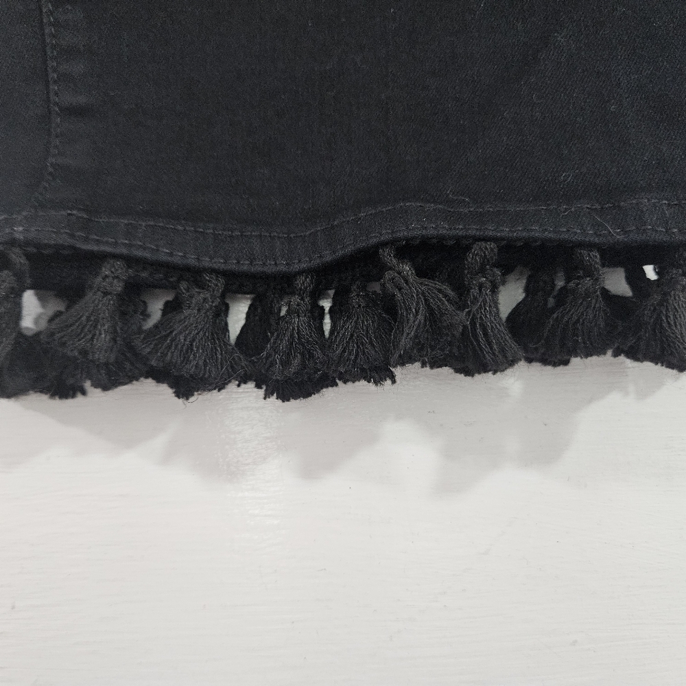 NYDJ Sheri Ankle Black Fringe Pants Womens Size 20W - Picture 14 of 14